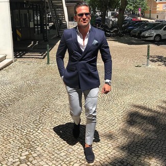Comment porter des monks avec un blazer croisé