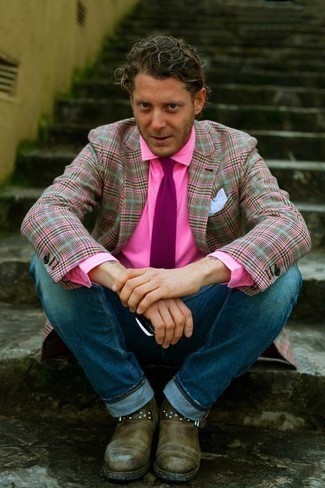 Comment porter un blazer multicolore au printemps