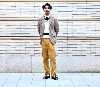 Comment porter un blazer en vichy multicolore