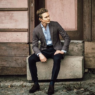 Comment porter un blazer en vichy multicolore