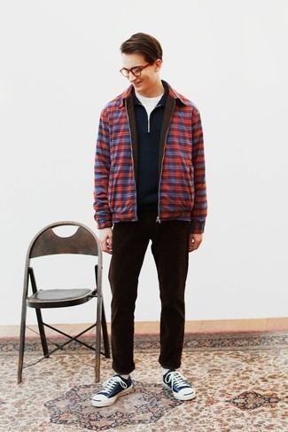 Comment porter une veste harrington multicolore