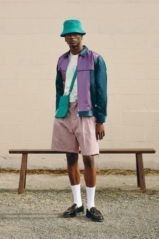 Comment porter une veste harrington multicolore