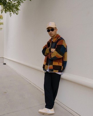 Comment porter une veste harrington multicolore