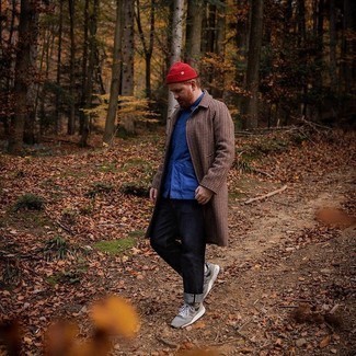 Comment porter un pardessus multicolore en automne