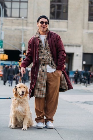 Comment porter un pardessus multicolore pour un style decontractés quand il fait frais