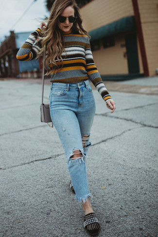 Comment porter un pull multicolore pour un style decontractés quand il fait chaud