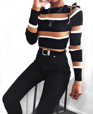 Comment porter un pull multicolore