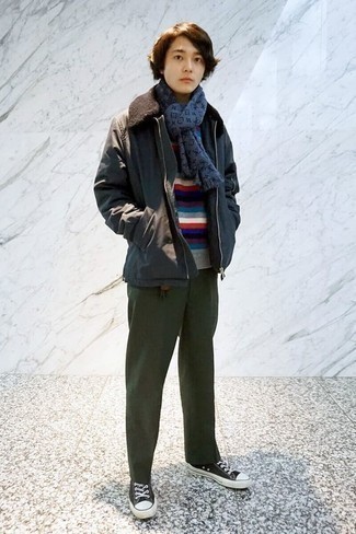 Comment porter un pull multicolore pour un style decontractés quand il fait chaud à l'adolescence