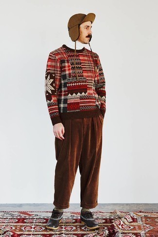 Comment porter un pull multicolore pour un style decontractés au printemps à 30 ans