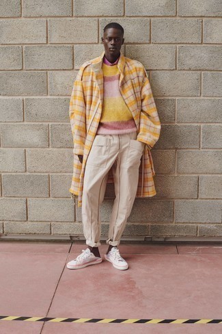 Comment porter un pull multicolore pour un style decontractés quand il fait froid