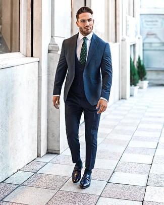 Comment porter une veste en vichy bleu marine et blanc