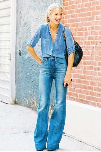 Comment porter une chemise de ville bleu marine pour un style elégantes à 30 ans