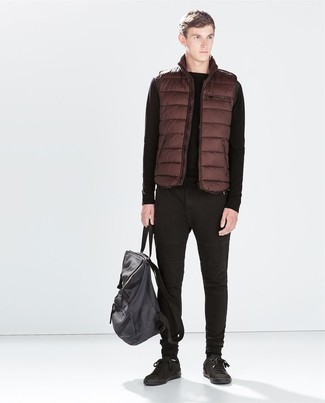 Comment porter un sac à dos en nylon pour un style decontractés en automne