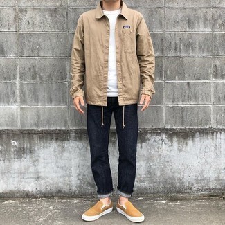 Comment porter une veste-chemise en nylon au printemps
