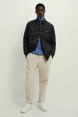 Comment porter une veste-chemise en nylon au printemps