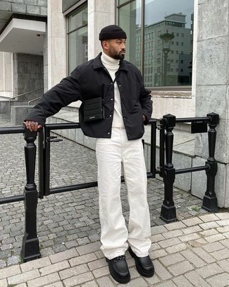 Comment porter une veste-chemise en nylon au printemps
