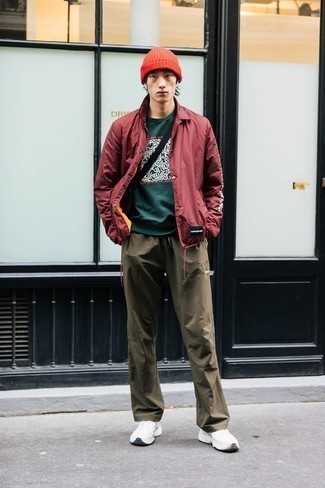 Comment porter une veste-chemise en nylon au printemps