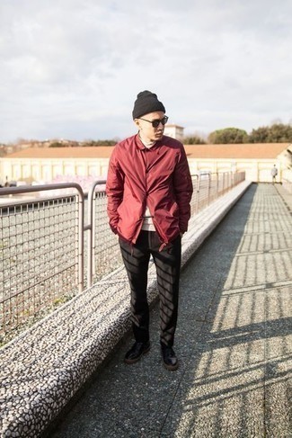Comment porter une veste-chemise en nylon au printemps