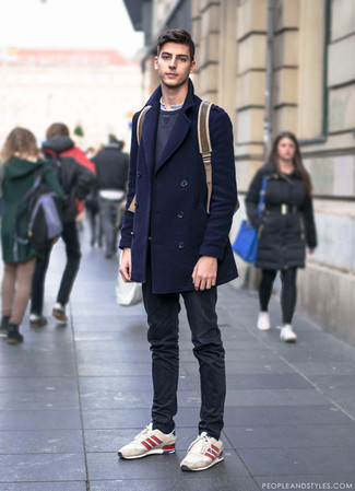 Comment porter un sac à dos olive quand il fait froid
