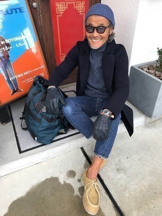 Comment porter un sac à dos olive quand il fait froid
