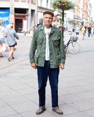 Comment porter une casquette de base-ball olive pour un style decontractés au printemps