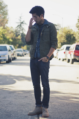 Comment porter des bottes olive quand il fait chaud