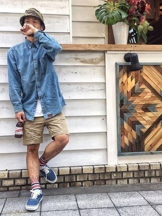 Comment porter un bob camouflage olive