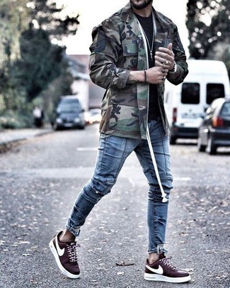 Comment porter un veste militaire camouflage olive