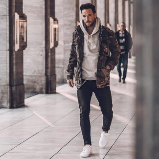 Comment porter un veste militaire camouflage olive