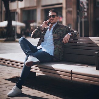Comment porter un veste militaire camouflage olive