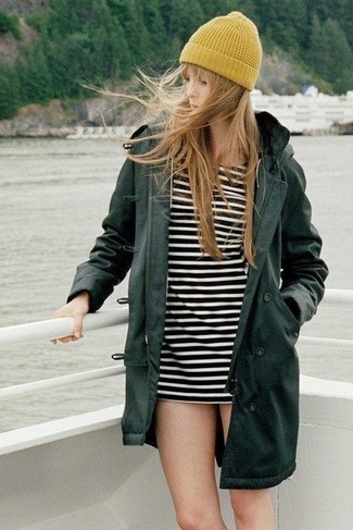 Comment porter une parka à queue de poisson olive