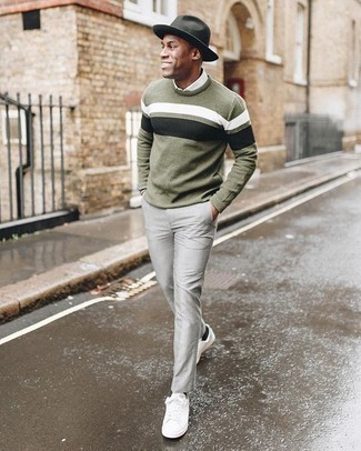 Comment porter un chapeau olive pour un style decontractés quand il fait chaud