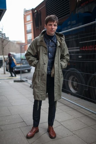 Comment porter une veste olive pour un style chic decontractés quand il fait frais