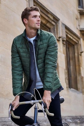 Comment porter une veste olive pour un style decontractés quand il fait froid