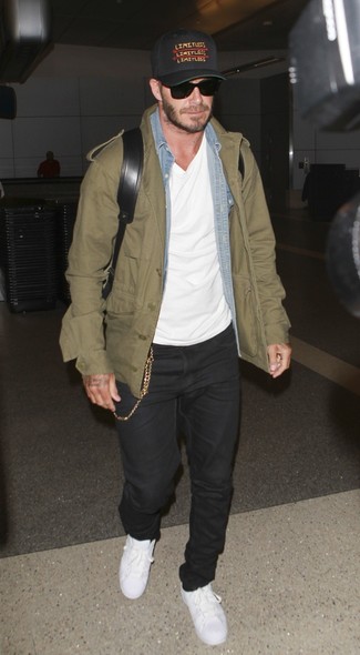 Comment porter un veste militaire olive