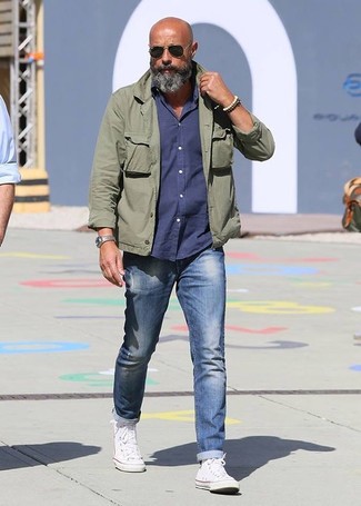 Comment porter un veste militaire olive