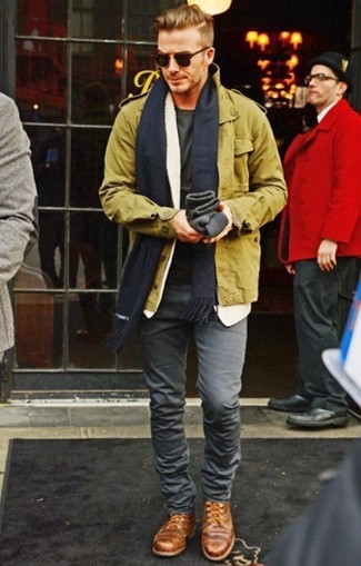 Comment porter un veste militaire olive