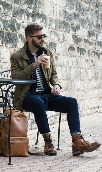 Comment porter un veste militaire olive
