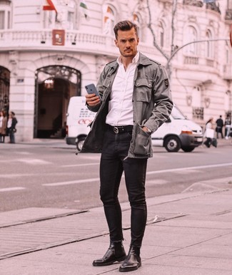 Comment porter un veste militaire olive