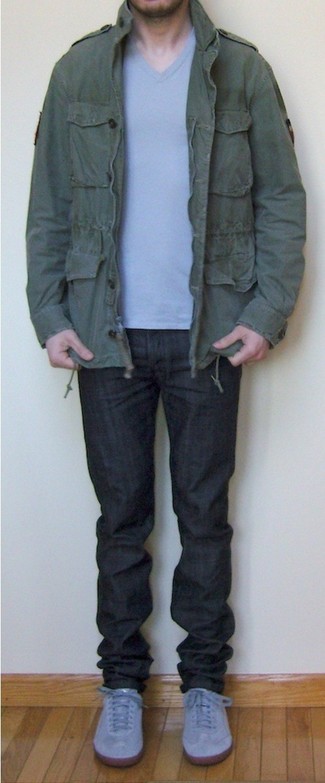 Comment porter un veste militaire olive