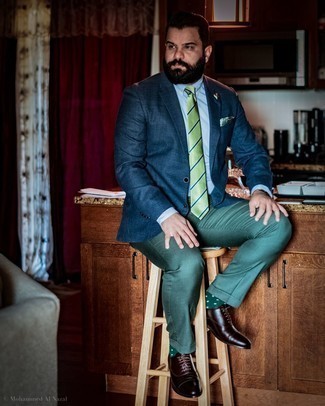 Comment porter des chaussettes á pois olive