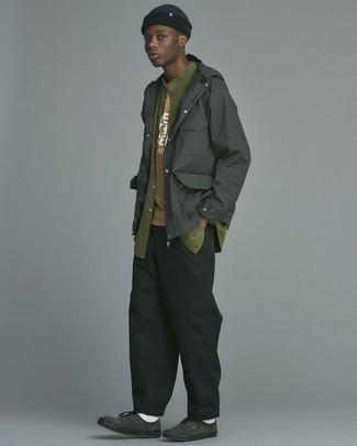 Comment porter une chemise à manches courtes olive