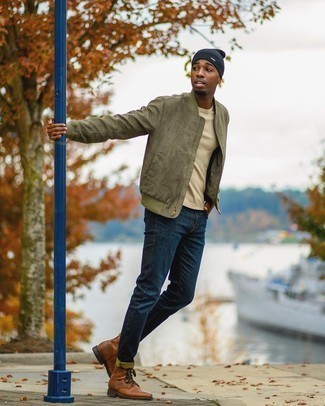 Comment porter une veste en daim olive
