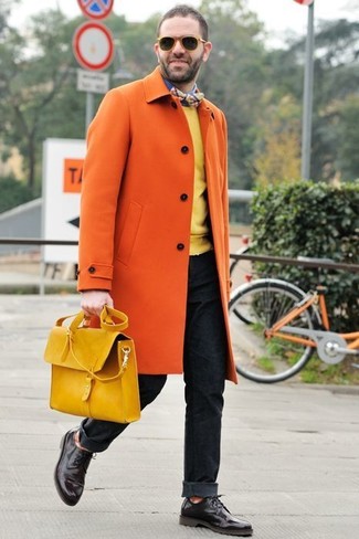 Comment porter une serviette orange