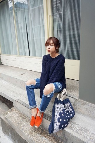 Comment porter des espadrilles orange