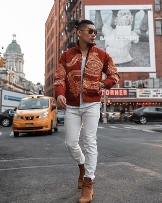 Comment porter une veste harrington orange