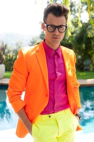 Comment porter une veste orange pour un style chic decontractés