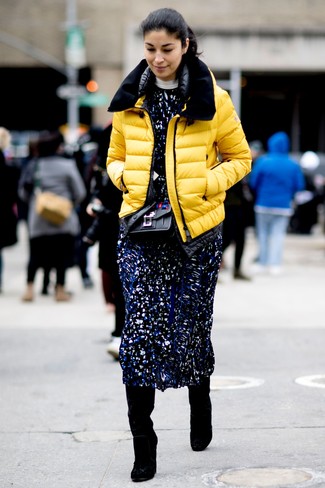Comment porter une veste orange quand il fait froid