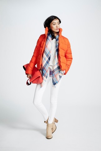 Comment porter une veste orange