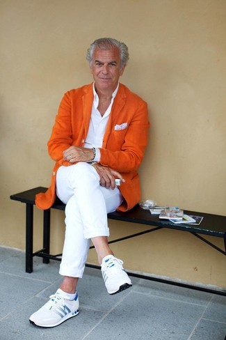 Comment porter une veste orange pour un style chic decontractés